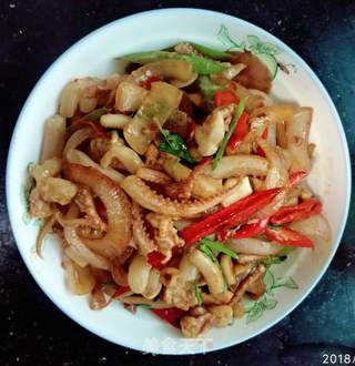 肉片鱿鱼须的做法步骤:11