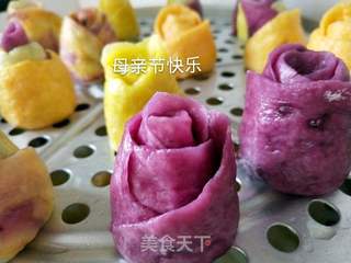 母亲节面点的做法步骤:6
