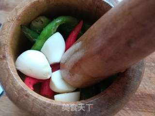 擂辣椒皮蛋的做法步骤:10