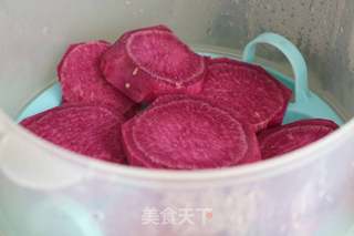 紫薯康乃馨的做法步骤:2