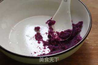紫薯康乃馨的做法步骤:3