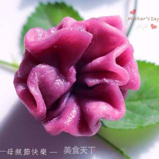 紫薯康乃馨的做法步骤:15