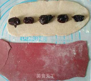 母亲节玫瑰卷的做法步骤:10