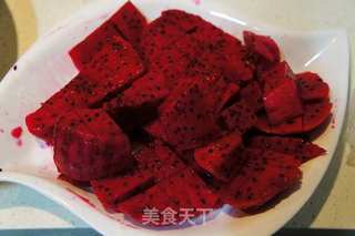 红心火龙果冰激凌的做法步骤:2