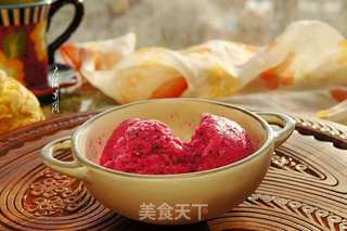 红心火龙果冰激凌的做法步骤:7