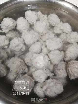 香菇丸子的做法步骤:6