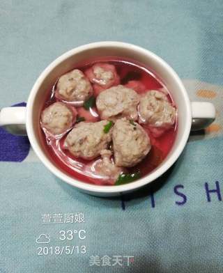 香菇丸子的做法步骤:7
