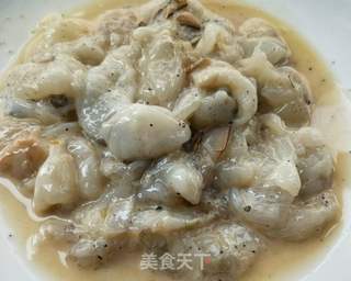 五彩蚝油南美大对虾的做法步骤:7