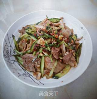 香辣凉拌鸡腿肉的做法步骤：7