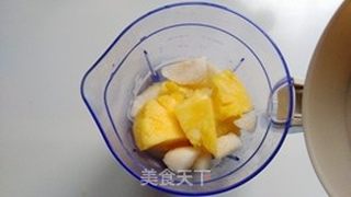 凤梨芦荟汁的做法步骤:4