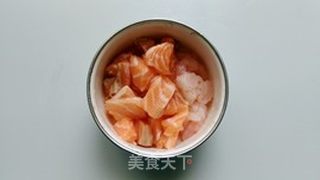 三文鱼豆腐羹的做法步骤:4