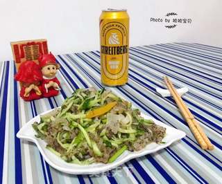 泡椒鱼皮拌青瓜的做法步骤:12
