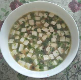 嫩滑翡翠豆腐羹的做法步骤:12
