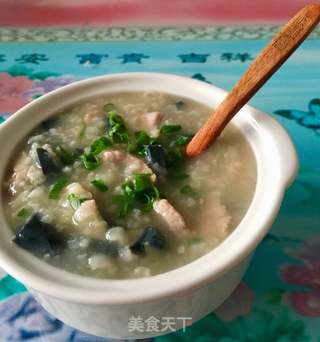 皮蛋瘦肉粥的做法步骤:13