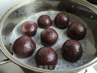 黑米面野菜包的做法步骤:19