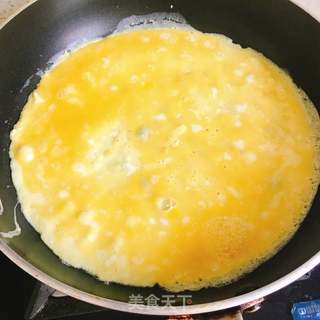 太阳花蛋包饭的做法步骤:9