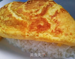 爆浆蛋包饭的做法步骤:15