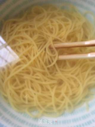 鸡丝凉面的做法步骤:7