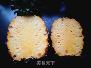 咖喱菠萝炒饭的做法步骤:2