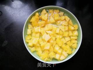 咖喱菠萝炒饭的做法步骤:4