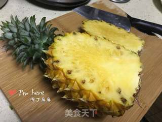 菠萝饭的做法步骤:2