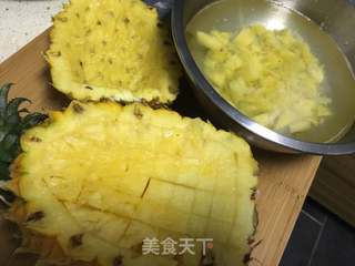 菠萝饭的做法步骤:3