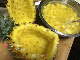 菠萝饭的做法步骤:4