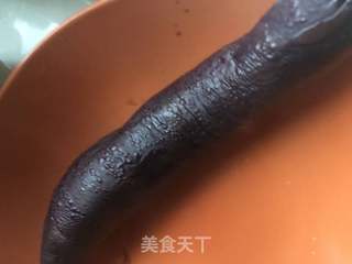 手撕茄子拌鸡脯肉的做法步骤：2