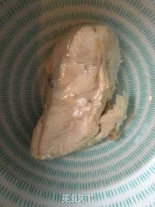 手撕茄子拌鸡脯肉的做法步骤:6