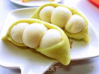 【宝宝营养辅食】10M+,豌豆荚小馒头的做法步骤:12