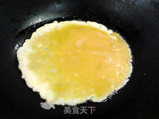 海参虾皮蛋炒红米饭的做法步骤:5
