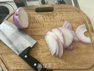 彩椒牛排盖浇饭的做法步骤:3