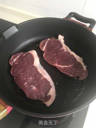 彩椒牛排盖浇饭的做法步骤:5