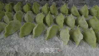 青椒馅水饺的做法步骤:8
