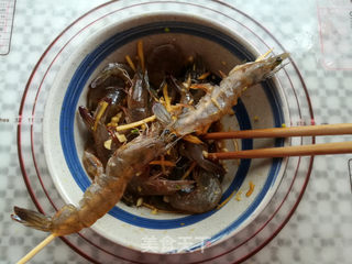 BBQ烤虾串的做法步骤:8