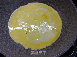 菠萝蛋包饭的做法步骤:4