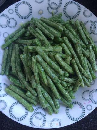 干煸豆角茄子的做法步骤:5