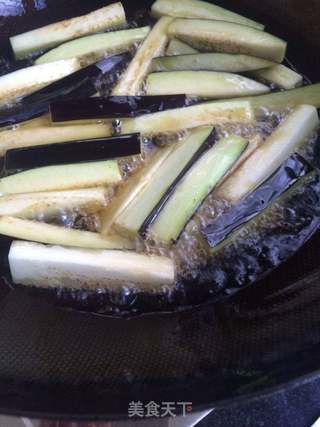 干煸豆角茄子的做法步骤:6