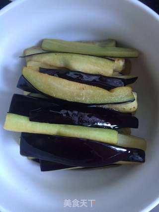 干煸豆角茄子的做法步骤:7