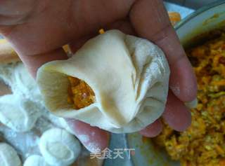 牛肉南瓜包子的做法步骤:10