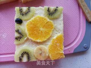 开放的水果三明治的做法步骤:11