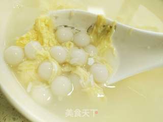 酒酿圆子羹的做法步骤:7