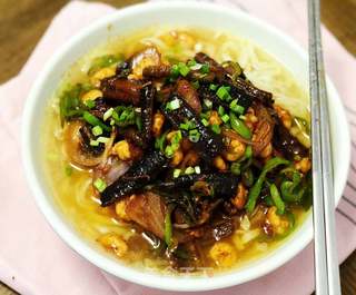 虾爆鳝面的做法步骤:15