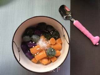 多彩芋圆的做法步骤:9