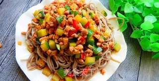 酱黄瓜荞麦面的做法步骤:15