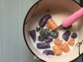 多彩芋圆的做法步骤:10