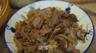 潮音潮人:潮汕咸菜炒猪心的做法步骤:4