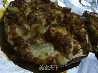 蒜蓉烤茄子的做法步骤:7