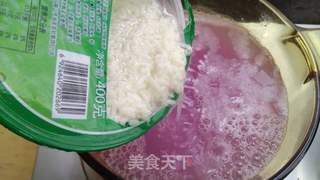 紫薯酒酿小圆子的做法步骤:5