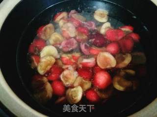 樱汁山药的做法步骤:4
